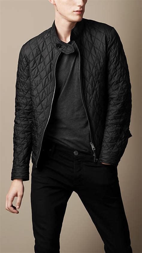 mens burberry harrington jacket|Burberry men's quilted bomber jackets.